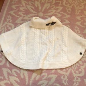 Toddler sweater cape